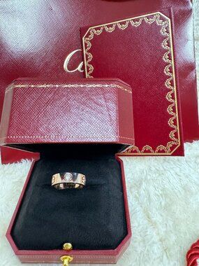 Cartier Rose Gold Ring ✨